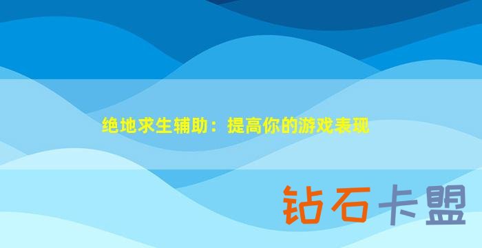 绝地求生辅助卡盟_绝地求生辅助卡盟提卡_绝地求生辅助下载地址